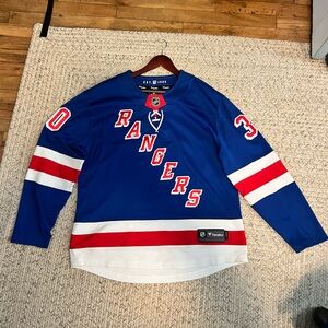New York Rangers Henrik Lundqvist Jersey - M